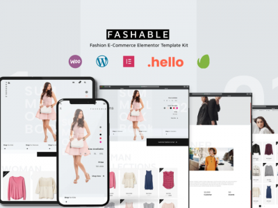 Fashable - Stylist eCommerce Elementor Template Kit