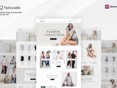 Fashionable - Fashion Shop Elementor Template Kit