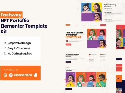 Fashway - NFT Portfolio Elementor Template Kit