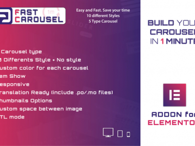 Fast Carousel for Elementor - WordPress Plugin