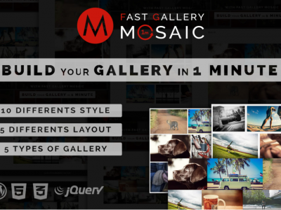Fast Gallery Mosaic - Wordpress Plugin