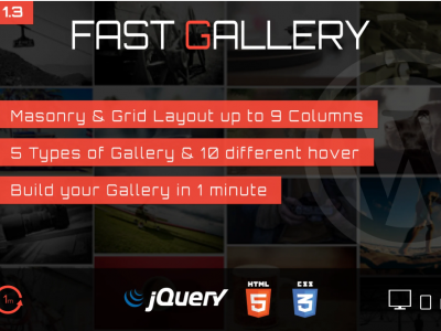 Fast Gallery - Premium Wordpress Plugin