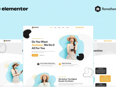 Felicity - SEO & Digital Marketing Elementor Pro Full Site Template Kit