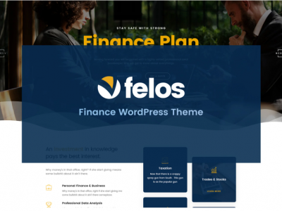 Felos - Finance WordPress Theme