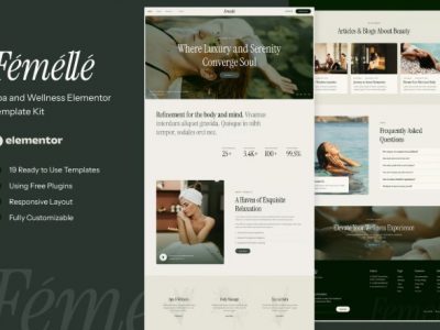 Femelle - Spa & Wellness Elementor Template Kit