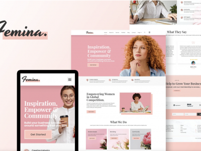 Femina - Feminine Business Elementor Template Kit