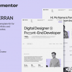 Ferran – Personal Portfolio & Resume Elementor Template Kit