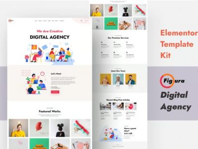 Figura - Creative Agency Elementor Template Kit