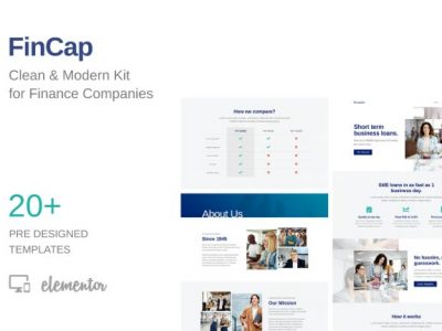 FinCap - Finance Template Kit