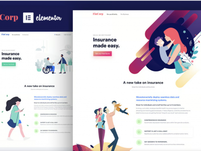 FinCorp - Insurance & Marketing Elementor Template Kit