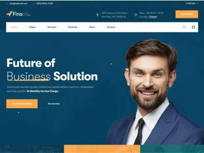 Finanix - Business WordPress Theme