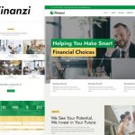 Finanzi - Finance & Business Elementor Template Kit