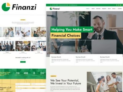 Finanzi - Finance & Business Elementor Template Kit