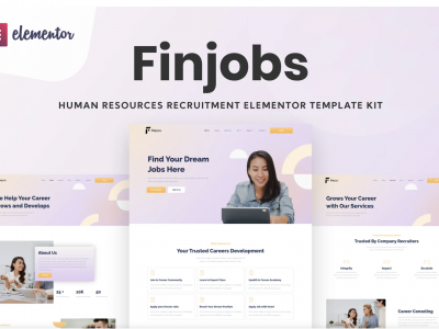 Finjobs - Human Resource Elementor Template Kit