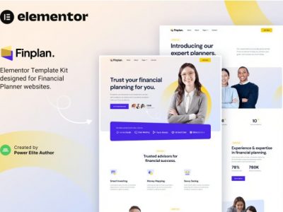 Finplan – Financial Planner & Advisor Elementor Template Kit