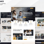 Finsurance - Insurance Agency & Finance Template Kit