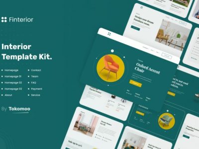 Finterior | Interior Design & Architecture Elementor Template Kit
