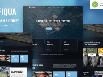 Fiqua – Aqua Farm & Fishery Services Elementor Template Kit