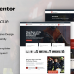 FireRescue - FireFighter & Fire Department Elementor Template Kit