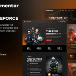 Fireforce – Firefighter & Fire Department Elementor Template Kit