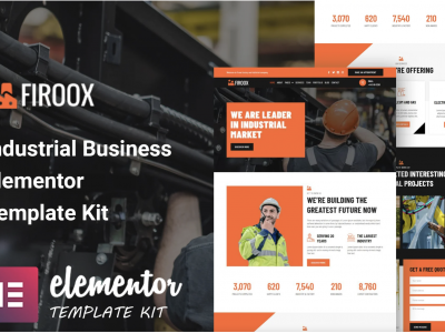 Firoox - Industrial Business Elementor Template Kit