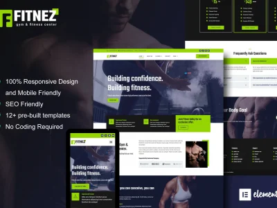 Fitnez - Fitness & Gym Elementor Template Kit