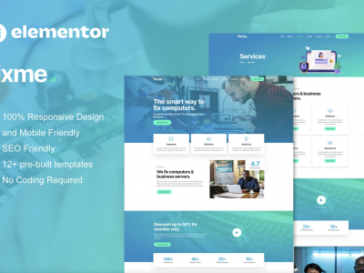 Fixme - Computer Repair Service Elementor Template Kit