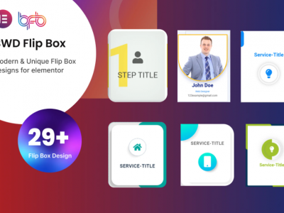Flip Box addon for elementor