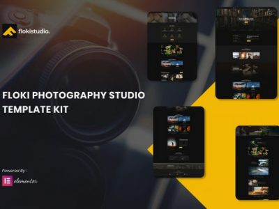 Floki - Photography Studio Elementor Template Kit
