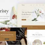 Floristy - Florist & Flower Boutique Elementor Template Kit