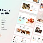 Floury | Cake & Pastry Elementor Template Kit