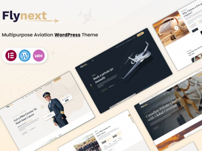 Flynext - Multipurpose Aviation WordPress Theme