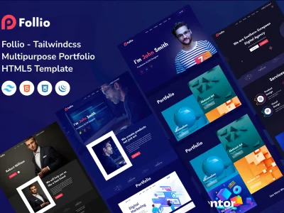 Follio - Tailwindcss Portfolio HTML5 Template