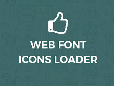 Font icons loader for wordpress