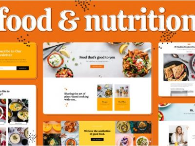 Food & Nutrition Elementor Template Kit
