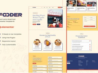 Fooder - Food Truck & Street Food Elementor Template Kit