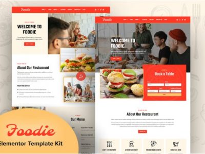 Foodie - Fast Food Elementor Template Kit