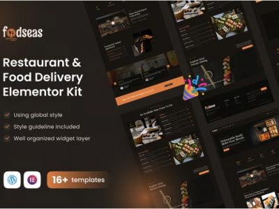 Foodseas Japanese Restaurant Elementor Template Kit