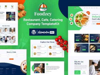 Foodzey - Restaurant Elementor Template Kit