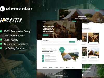 Forestter - Camping & Adventure Elementor Template Kit