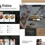 Fotro - Food & Restaurant Elementor Template Kit