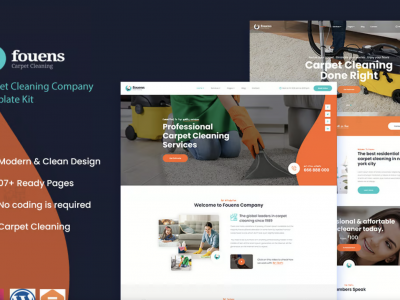 Fouens - Cleaning & Home Maintenance Company Elementor Template Kit