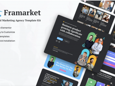 Framarket - Digital Marketing Elementor Template Kit