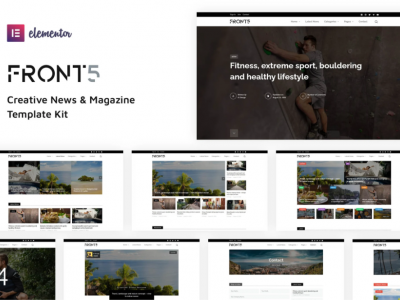 FrontFive - Creative News & Magazine Template Kit