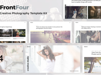 FrontFour - Creative Photography Template Kit