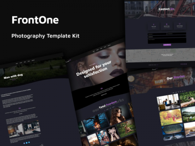 FrontOne - Creative Photography Template Kit