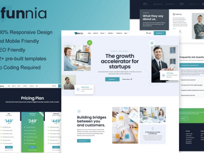 Funnia - Digital Agency Elementor Template Kit
