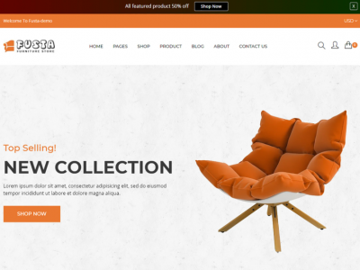 Fusta - Furniture Shopify Theme