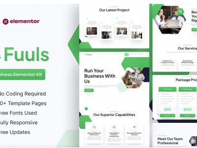 Fuuls - Business Elementor Pro Template Kit
