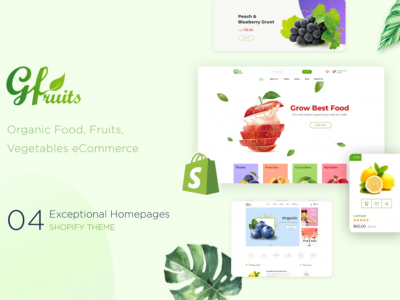 GFruits  Food eCommerce Shopify Theme